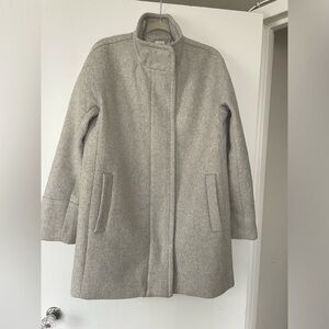 J Crew gray wool coat